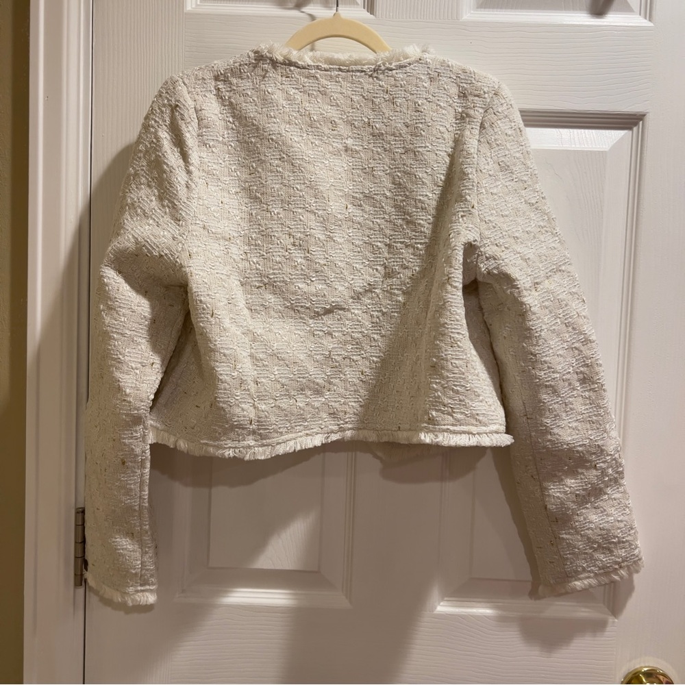 YesStyle White Tweed Jacket - Picture 6 of 8